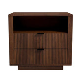 Lola Nightstand 2-Drawer Bed Side Table