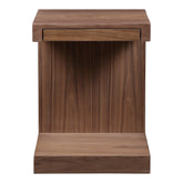 Zio Side Accent Table Walnut