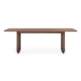 Round Off Small Dining Table Walnut