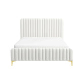 Valery King Size Boucle Platform Bed