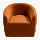 Elise Velvet Swivel Chair