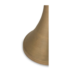 Funnel Marble Brass Dining Table