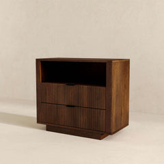 Lola Nightstand 2-Drawer Bed Side Table