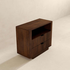 Lola Nightstand 2-Drawer Bed Side Table