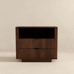 Lola Nightstand 2-Drawer Bed Side Table