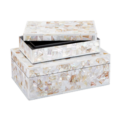 Uma Mother of Pearl Box Set of 2