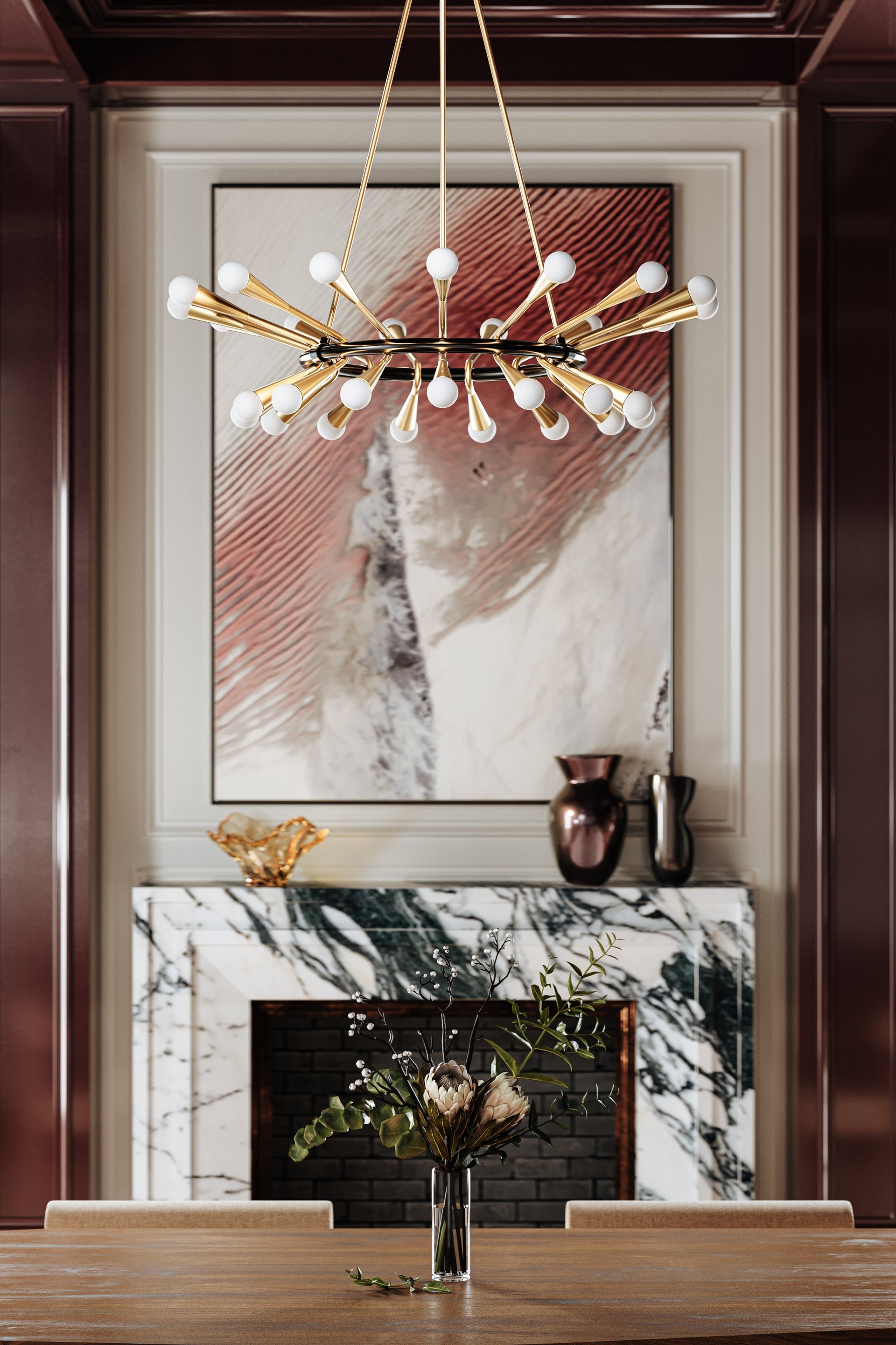Vintage Polished Brass/Deep Bronze