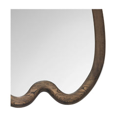 Swirl Ash Wood Mirror