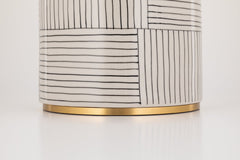 Aged Brass/Stripe Combo