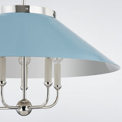 Polished Nickel/Blue Bird