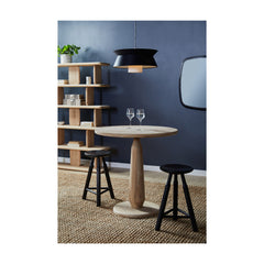 Dowel Solid Oak Counter Table