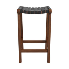 James Genuine Leather Counter Stool