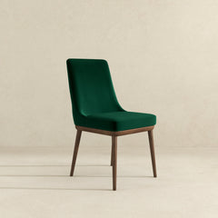 Kate Velvet Solid Wood Dining Chair (Set Of 2)
