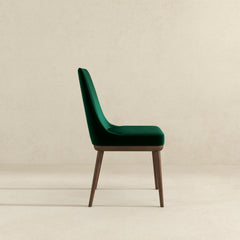 Kate Velvet Solid Wood Dining Chair (Set Of 2)