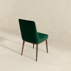 Kate Velvet Solid Wood Dining Chair (Set Of 2)