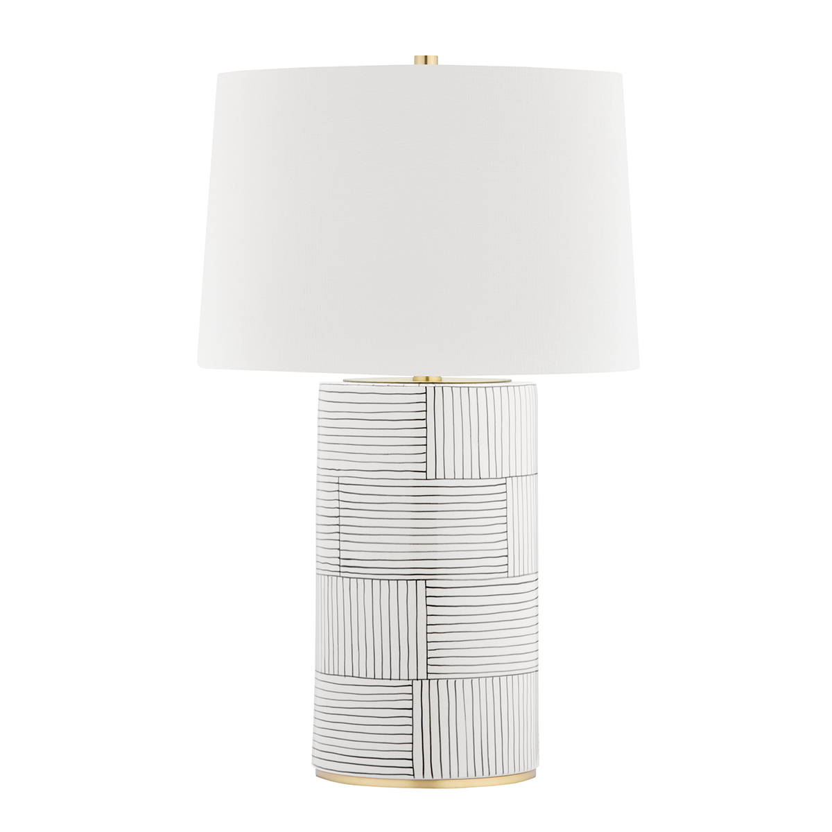 Aged Brass/Stripe Combo