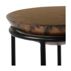 Disc Metal Drink Table