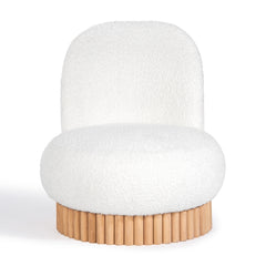 Corso Upholstered Oak Accent Chair