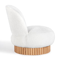 Corso Upholstered Oak Accent Chair