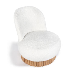 Corso Upholstered Oak Accent Chair