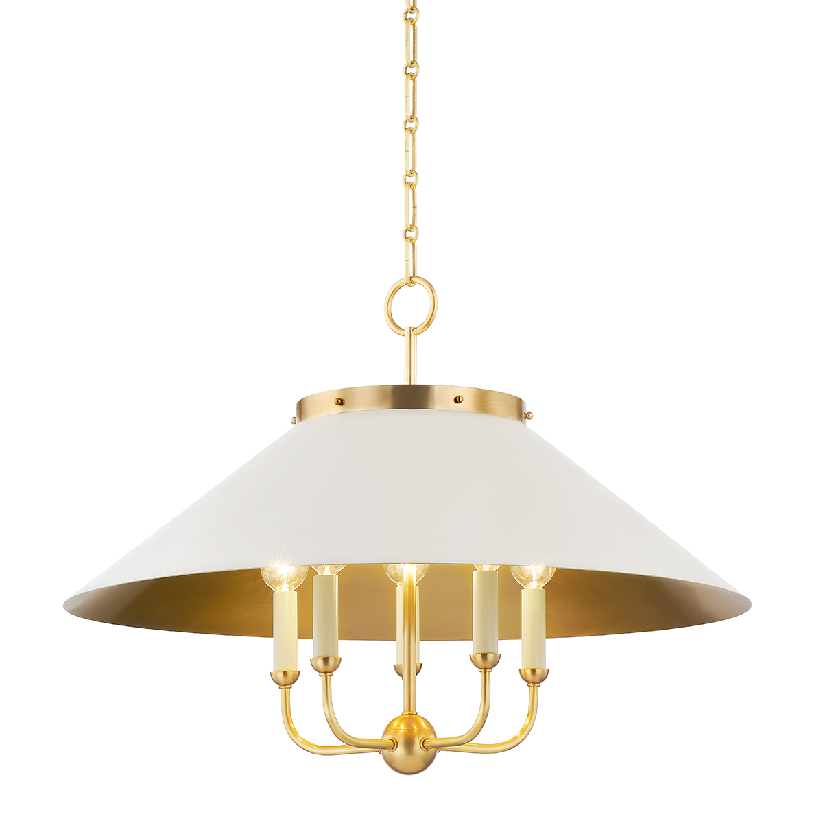 Aged Brass/Off White