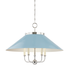 Polished Nickel/Blue Bird