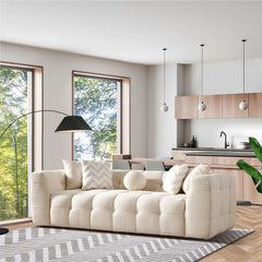Alana Tufted Boucle Sofa