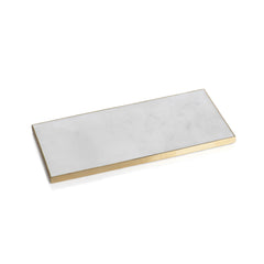 Mannara 15-Inch Long  Marble Vanity Tray