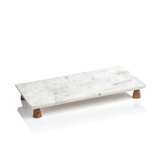 Aversa Marble Footed Cheese Tray