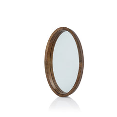 Legacy Oval Mango Wood Wall Mirror / Tray