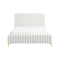 Valery King Size Boucle Platform Bed