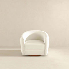 Elise Boucle Swivel Chair
