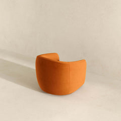 Elise Velvet Swivel Chair